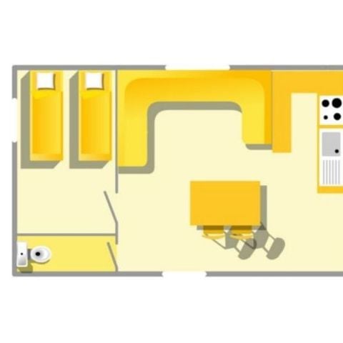 Mobile home 6 persons - Evasion - 2 bedrooms - 23m² - For