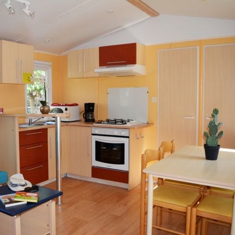 Stacaravan 6 personen - Stacaravan Evasion 6 personen 2 kamers 23m² - Stacaravan voor 6 personen