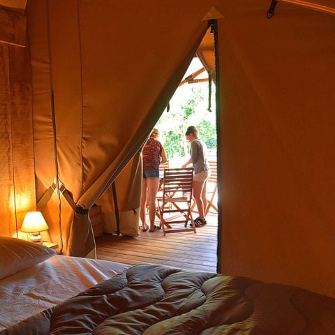 Canvas and wooden tent 4 persons - Safari