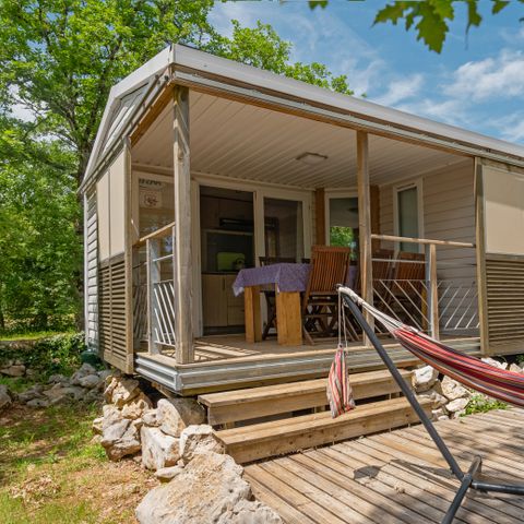 Stacaravan 6 personen - Midi Pyreneeën