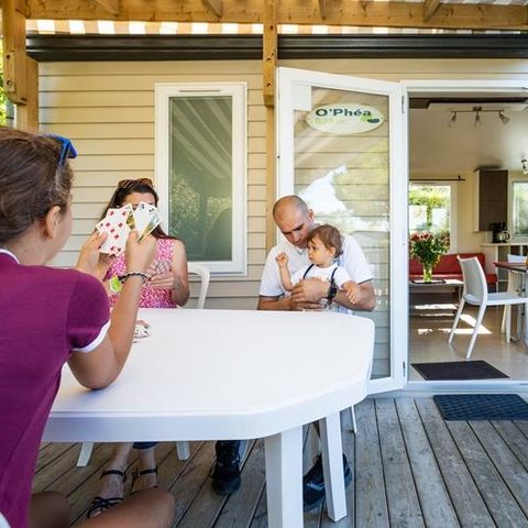 CASA MOBILE 6 persone - Mobil-home Forêt 34.5m² (3 camere) (più di 10 anni) + Terrazza + TV 4/6 persone