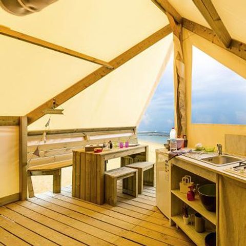 Tenda 4 persone - SAHARI JUNIOR - senza servizi igienici