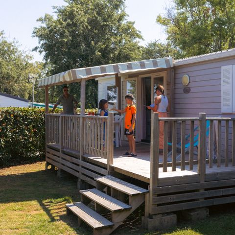 CASA MOBILE 8 persone - Casa mobile Sable 40m² (4 camere) + TV + Terrazza coperta (+ 8 anni) 8 pers.