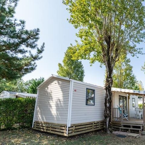 MOBILHOME 8 personnes - Mobil-home Sable 40m² (4 chambres) + TV + Terrasse couverte (+ de 8 ans) 8 pers
