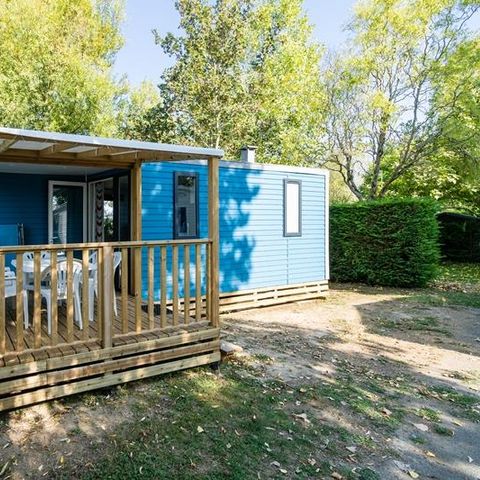 CASA MOBILE 4 persone - Casa mobile Horizon 27,5m² (2 camere) (sotto gli 8 anni) + terrazza integrata + TV 4 pers.