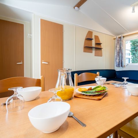 BUNGALOW 5 personnes - AZUR - 2 chambres avec TV