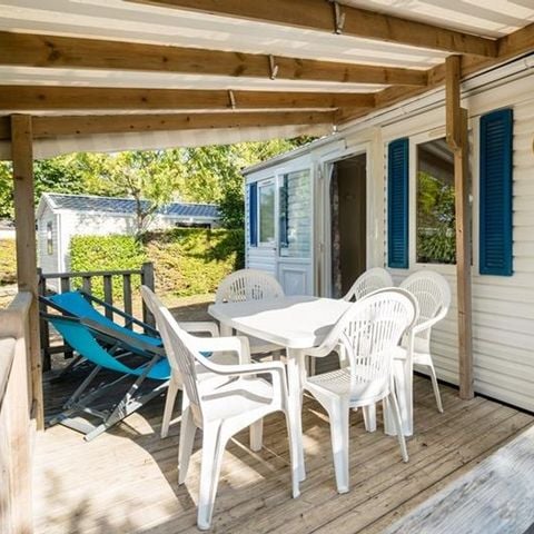 BUNGALOW 5 personnes - AZUR - 2 chambres avec TV