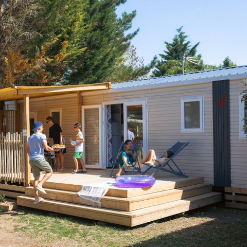 BUNGALOW 8 personnes - Mobil-home Sable plus 40m² (4 chambres, 2 salle de bains) 8 pers