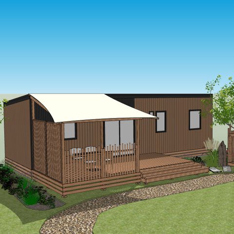 MOBILE HOME 6 people - Premium 3 bedrooms with spa (37m²)