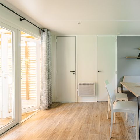 MOBILHOME 6 personas - Mobil home Grand Large Plus 34.5m² (3 habitaciones) (menores de 3 años) + TV + Terraza + lavavajillas + aire acondicionado 6 personas