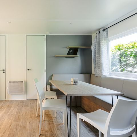 Mobilheim 6 personen - Mobilheim Grand Large Plus 34.5m² (3 Zimmer) (- 3 Jahre) + TV + Terrasse + Geschirrspüler + Klimaanlage 6 Pers.
