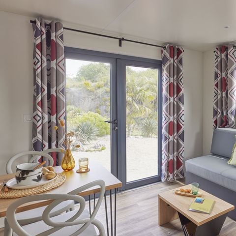 MOBILHOME 2 personas - Mobil-home Plage Plus 18.6m² (- de 3 años) (1 habitación) + TV + Aire acondicionado + Lavavajillas 2 pers