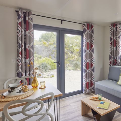 MOBILE HOME 2 people - Plage Plus 18.6m² (1 bedroom) + TV + Air conditioning + Dishwasher