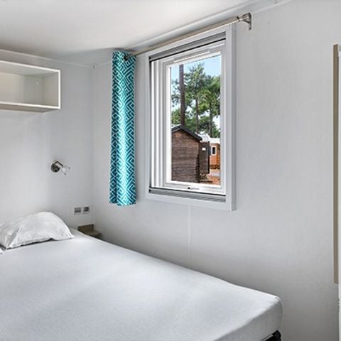 Mobilhome 4 personas - Confort XL | 2 Dormitorios | 4 Pers. | Terraza elevada | Aire acondicionado.