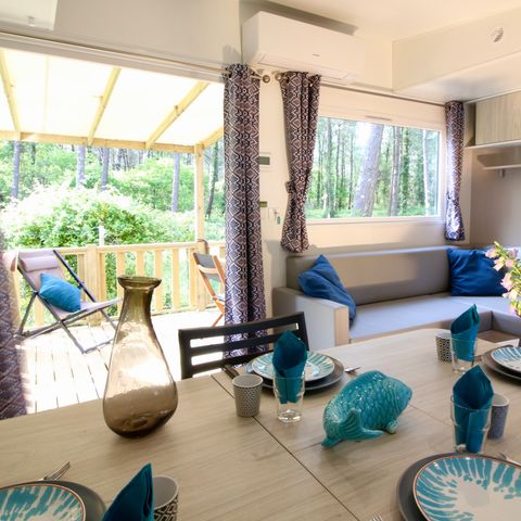 LODGE 6 people - Cottage Floresta "Forest view" 6p - 3 bedrooms - TV - Air conditioning