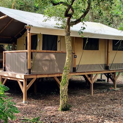 TENTE TOILE ET BOIS 5 personnes - Tente Kenya 4/5p - 2 chambres