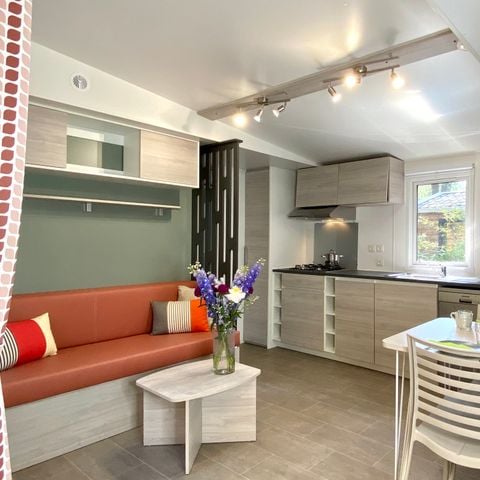 ALBERGUE 5 personas - Cabaña Floresta "Côté forêt" 4/5p - 2 dormitorios - TV - Aire acondicionado