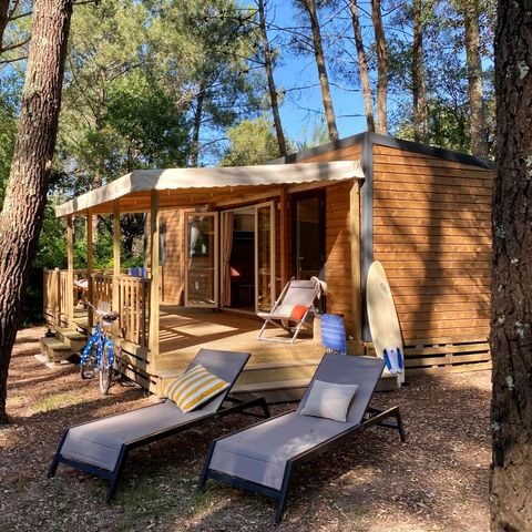 Lodge 5 personen - Cottage Floresta "Côté forêt" 4/5p - 2 slaapkamers - TV - Airconditioning