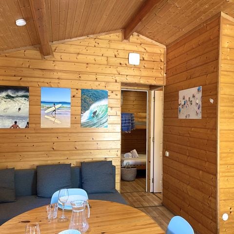 CHALET 5 personas - Chalet Rio 4/5p - 2 habitaciones - TV - Aire acondicionado