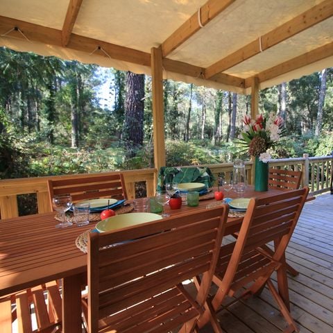 LODGE 6 personnes -  Cottage Loggia "Vue forêt" 6p - 3 chambres - TV - Climatisation