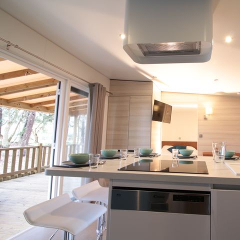 LODGE 4 Personen - Cottage Patio "Waldblick" 4p - 2 Zimmer - TV - Klimaanlage