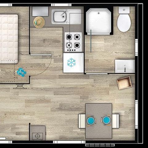 Stacaravan 2 personen - Ibiza Solo