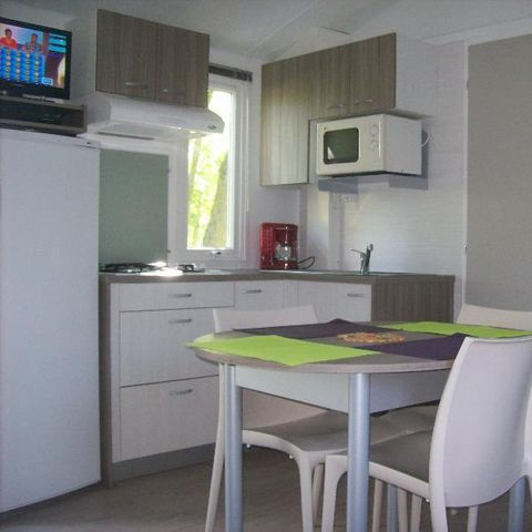 MOBILHOME 4 personnes - Ibiza 27,5m² + terrasse semi-couverte (modèle 2012)