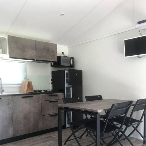 MOBILE HOME 4 people - Nirvana Duo 33m² 2 shower rooms/semi-covered terrace. No pets allowed.