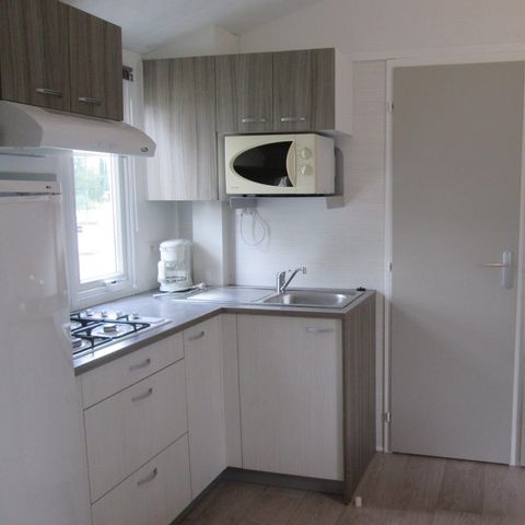 MOBILHOME 6 personas - Bermuda 31m² + terraza semicubierta