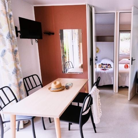 Mobilheim 6 Personen - PREMIUM - 3 Schlafzimmer - KLIMA - TV - LV