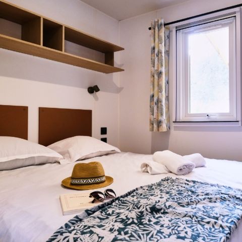 Mobilheim 6 Personen - PREMIUM - 3 Schlafzimmer - KLIMA - TV - LV