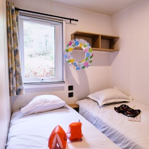 Mobilheim 6 Personen - PREMIUM - 3 Schlafzimmer - KLIMA - TV - LV