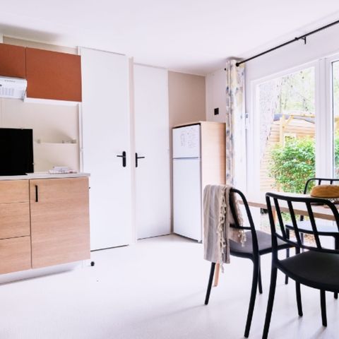 Mobilheim 6 Personen - PREMIUM - 3 Schlafzimmer - KLIMA - TV - LV