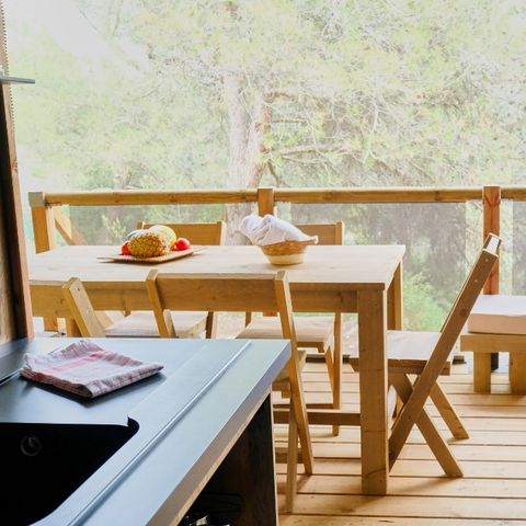 LODGE 5 Personen - PREMIUM - 2 Schlafzimmer - CLIM