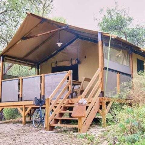 Safarizelt 5 Personen - Zelt Lodge Premium 3 Zimmer 5 Personen Klimatisiert