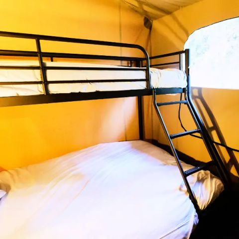 Safarizelt 5 Personen - Zelt Lodge Premium 3 Zimmer 5 Personen Klimatisiert