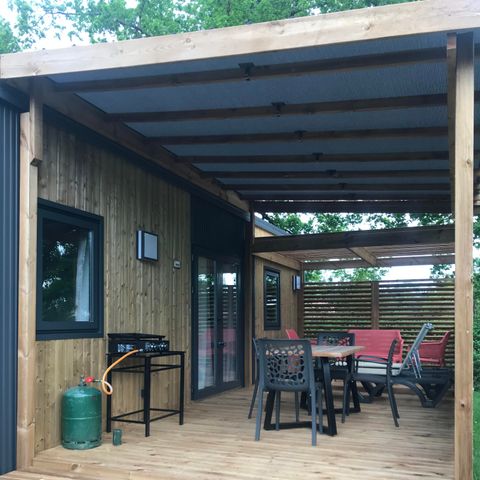 MOBILHOME 4 personas - "Lila" 2 dormitorios 2 baños 2 aseos