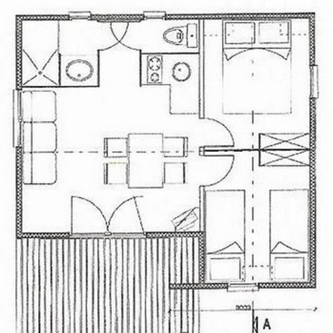 CHALET 4 people - "Le Lys" 2 rooms