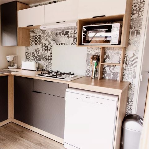 Stacaravan 4 personen - Magnolia 3 Kamers 4 Personen Airconditioning + TV