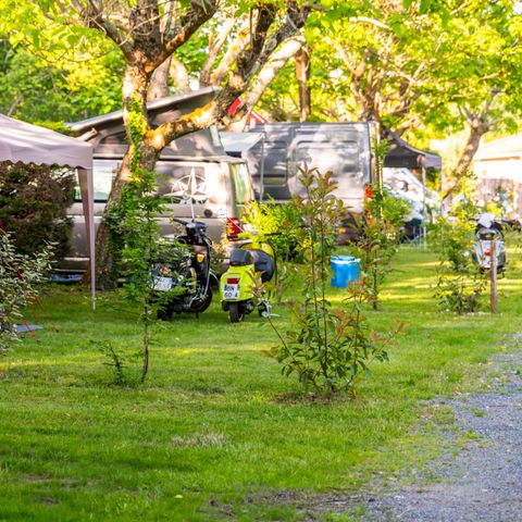 Kampeerplaats - Standplaats Grand Confort 3 trossen: auto + tent/caravan of camper