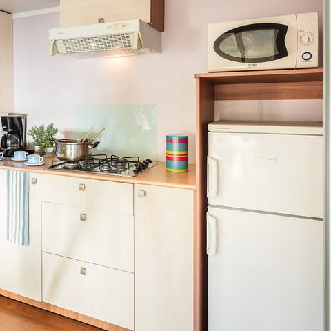 MOBILHOME 6 personnes - Comfort | 2 Ch. | 4/6 Pers. | Terrasse surélevée | Clim