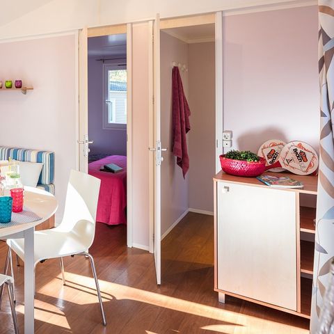 MOBILHOME 6 personnes - Comfort | 2 Ch. | 4/6 Pers. | Terrasse surélevée | Clim