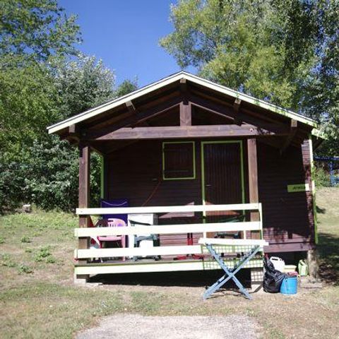 Chalet 2 personen - STANDAARD GROENE CAVANON zonder sanitair