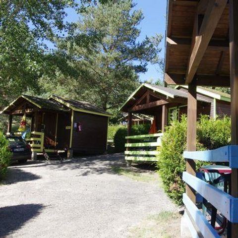 Chalet 2 personen - CAVANON STANDARD GRÜN ohne Sanitäranlagen