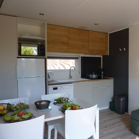 MOBILE HOME 4 people - Premium poolside