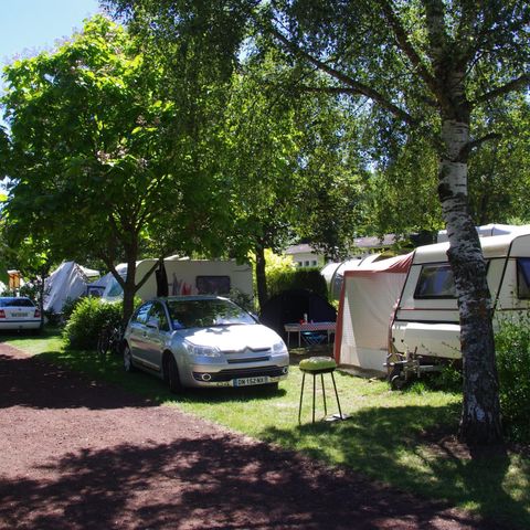 Kampeerplaats - Comfort standplaats 80 tot 100m2- met elektriciteit