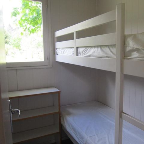 Chalet 2 personen - GELBE KABANON ohne Sanitäranlagen