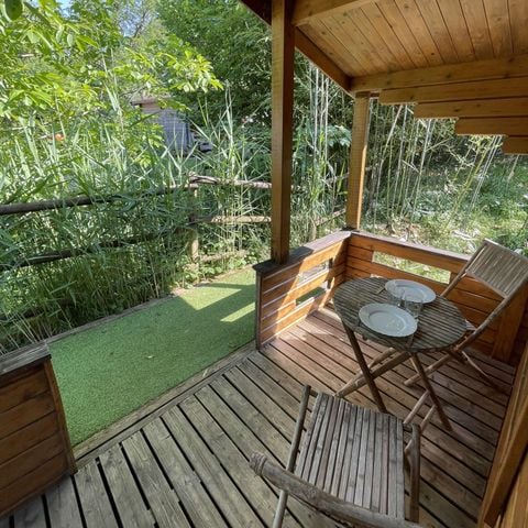 Chalet 2 personen - 1 Zimmer 12m² - ohne Sanitäranlagen