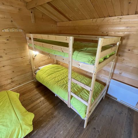 Chalet 3 Personen - 1 Raum 15 m² - ohne Sanitäranlagen
