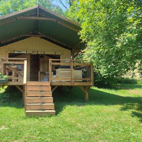 ALBERGUE 4 personas - Grande Tente Lodge Glamping 42M2